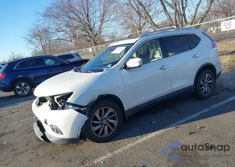 2014 Nissan Rogue Sl z USA, uszkodzony, nr VIN 5N1AT2MV4EC816126